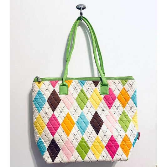 New Argyle tote bag