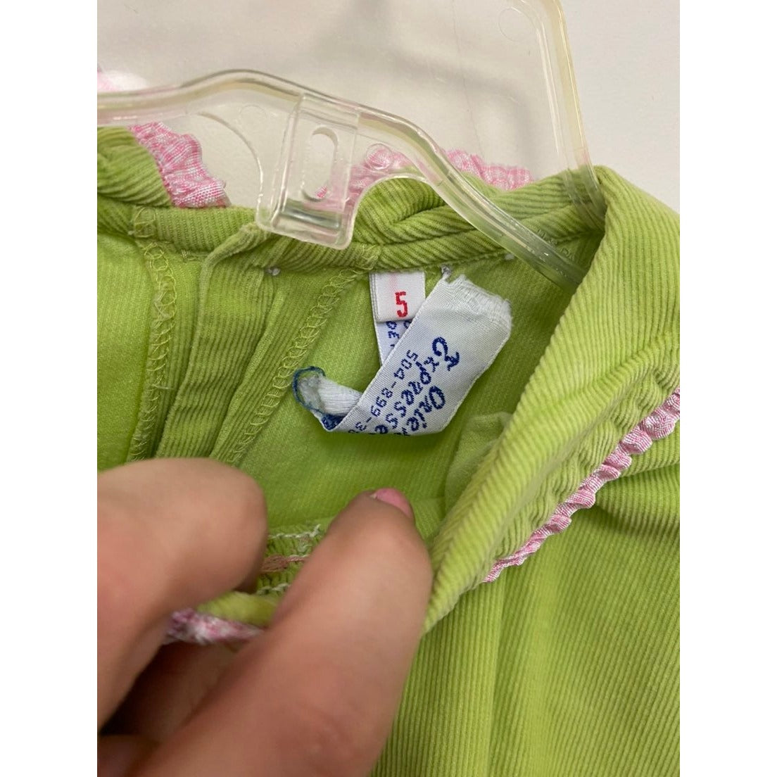 Size 5 smocked long sleeve dress