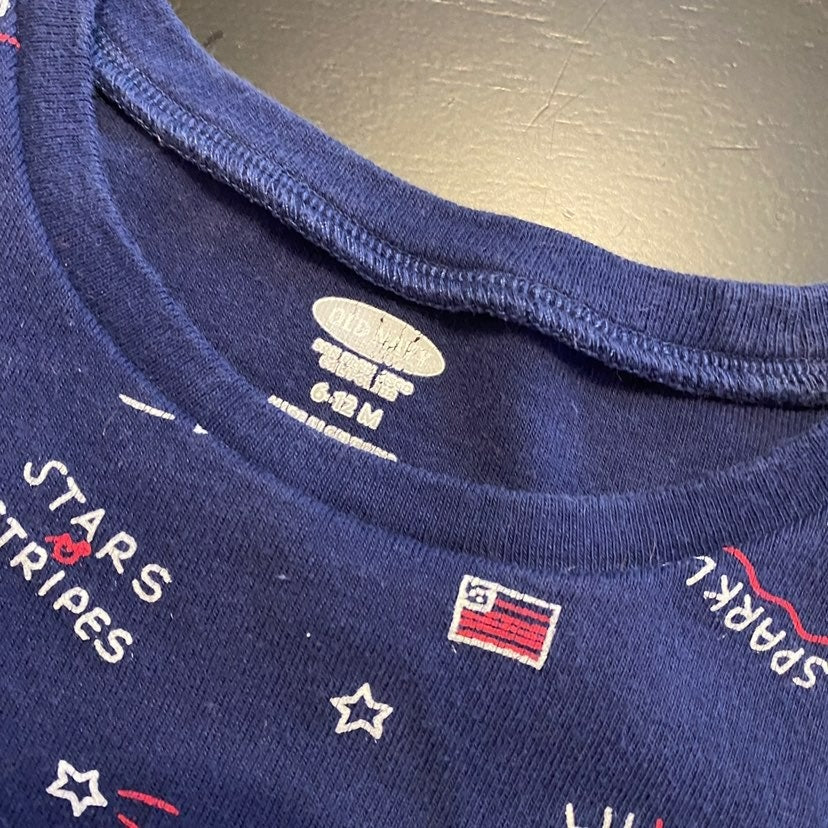 6-12 months 4th of July onesies bundle