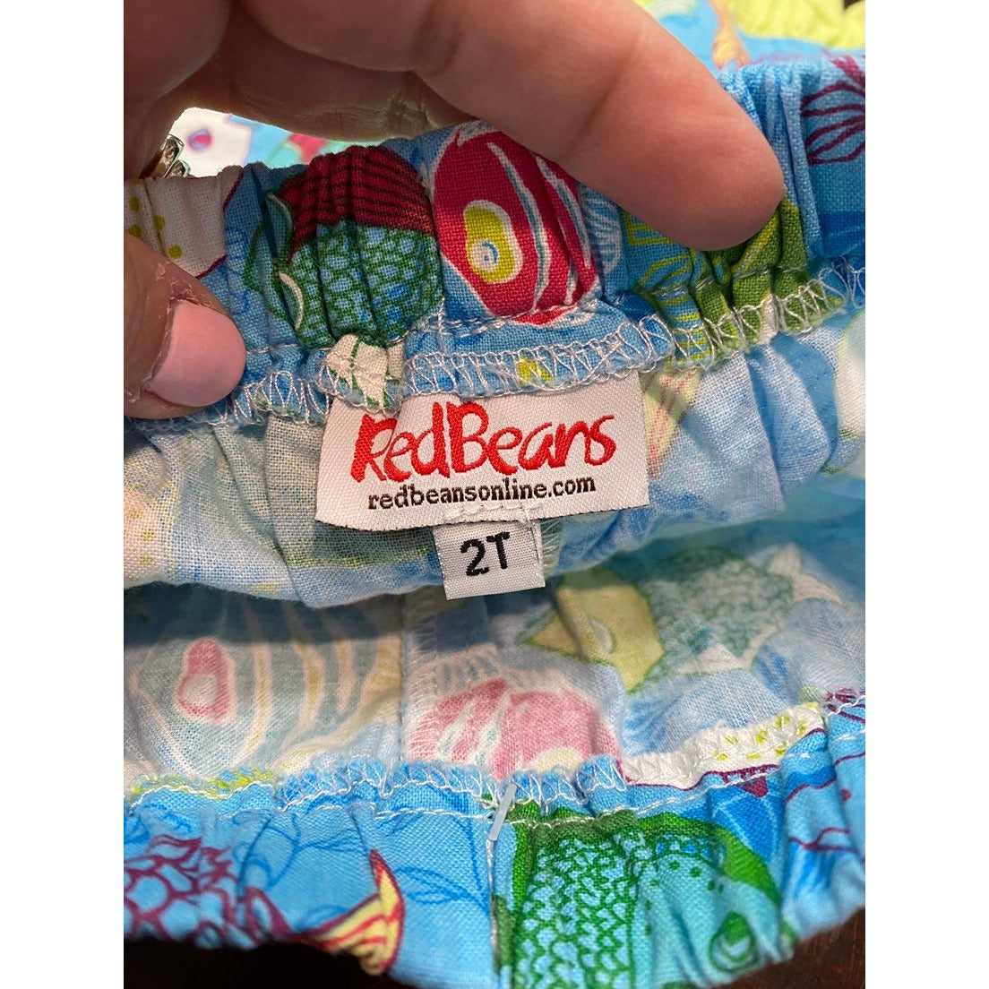 2t fish ruffle shorts