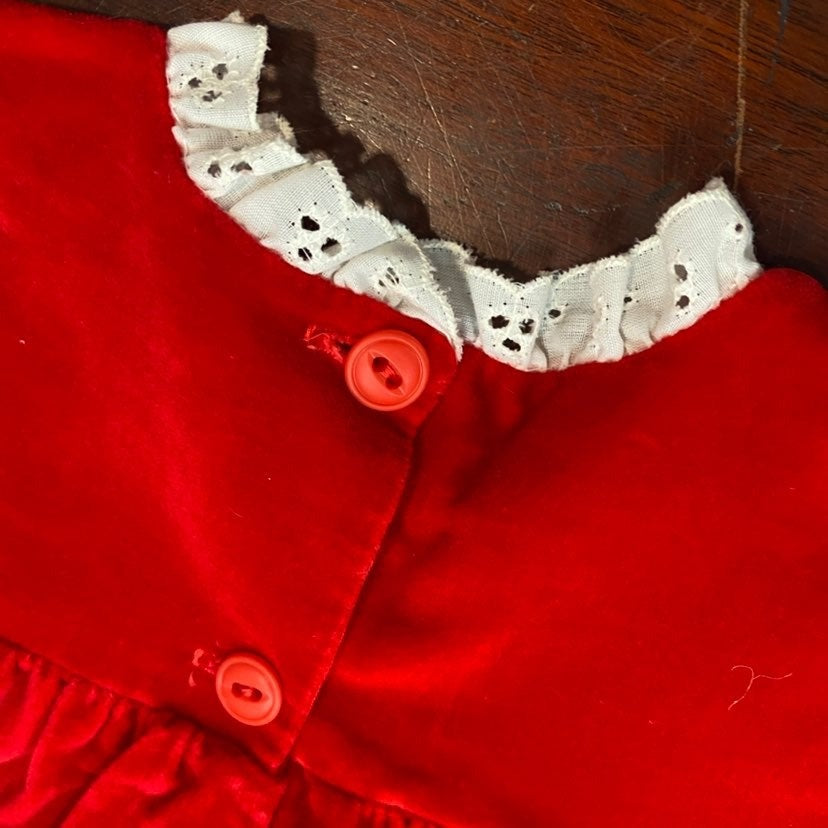 24 months vintage red Dress