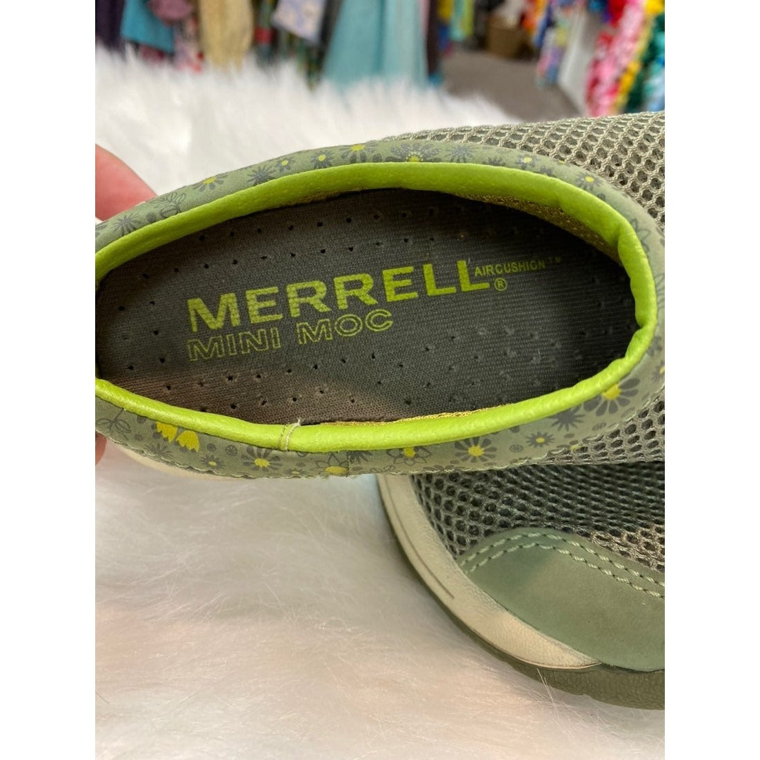 Merrell Mini Moc size 12 girls moccasins