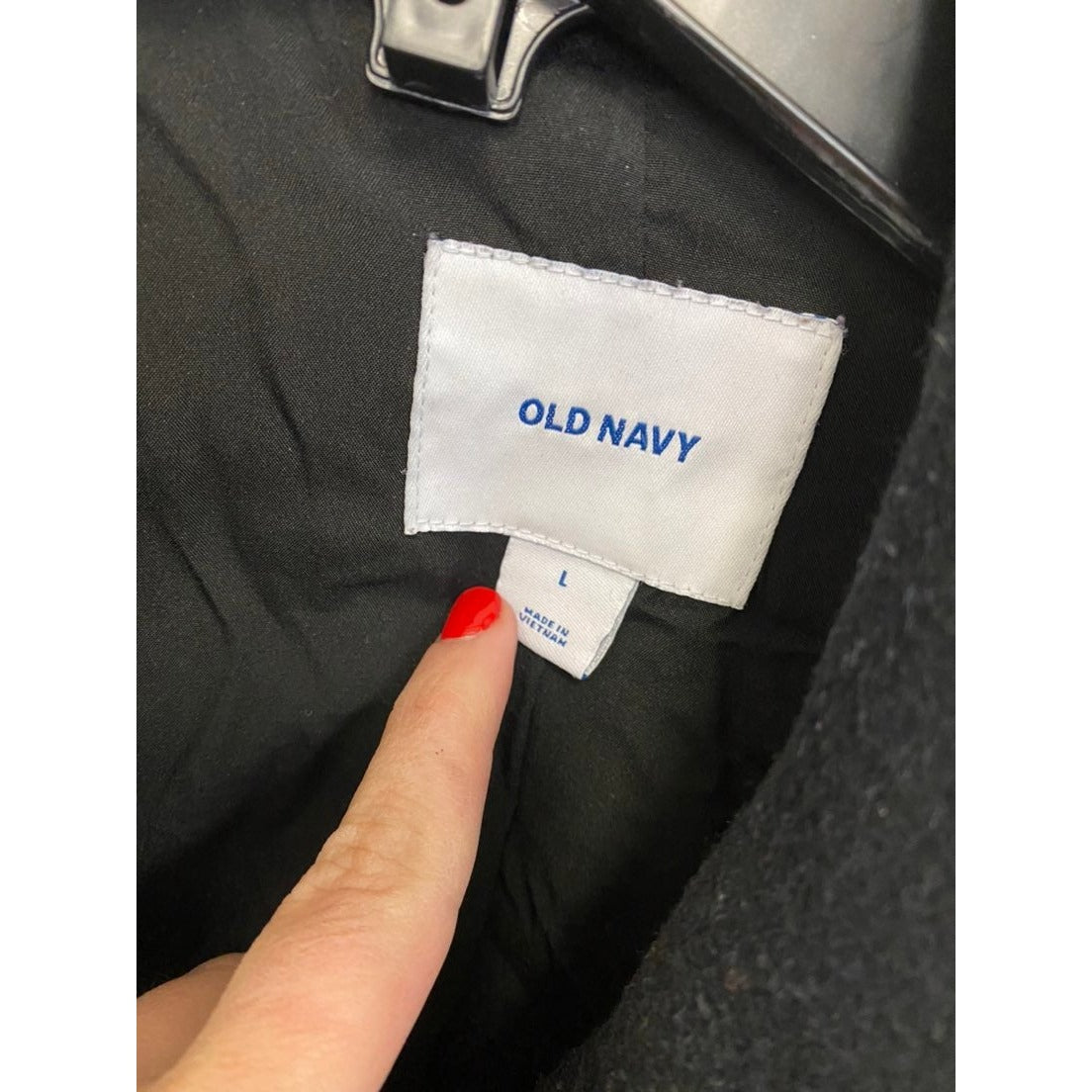 Size Large Old Navy womens Peacoat