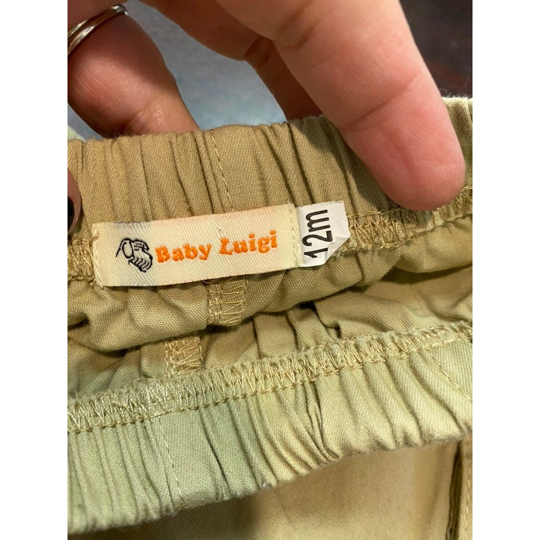 12 months Baby Luigi pants