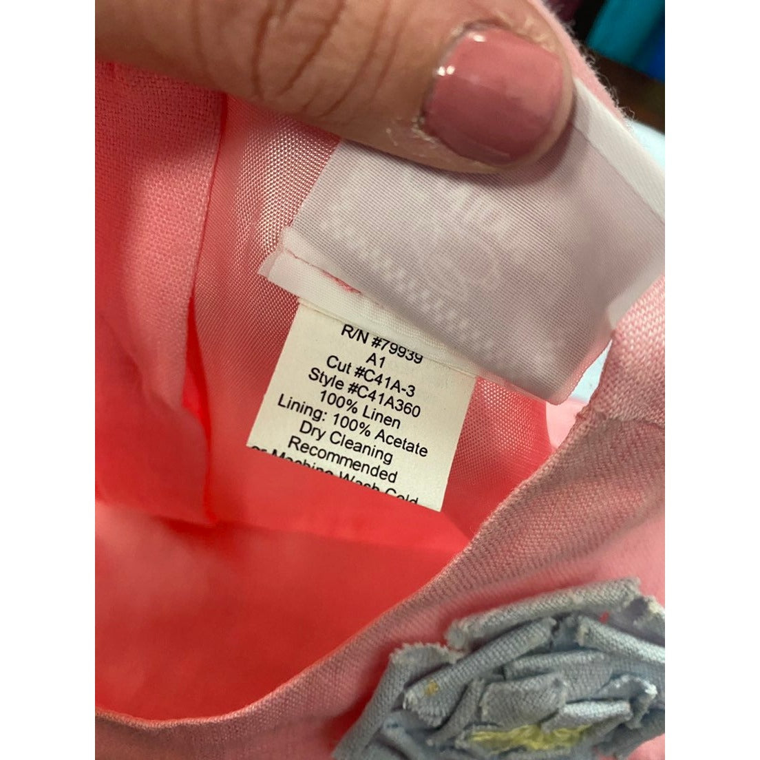 Size 5 girls linen Top