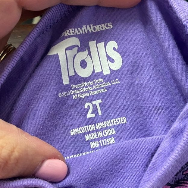 Size 2 girls Trolls bundle