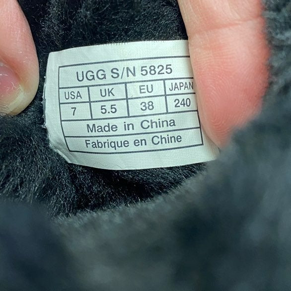 Size 7 black Ugg boots