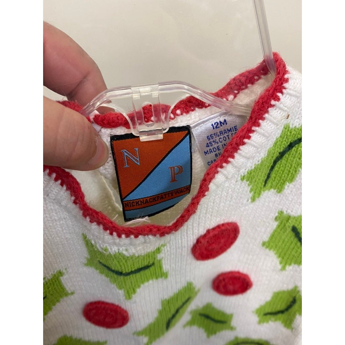 12 months Christmas sweater