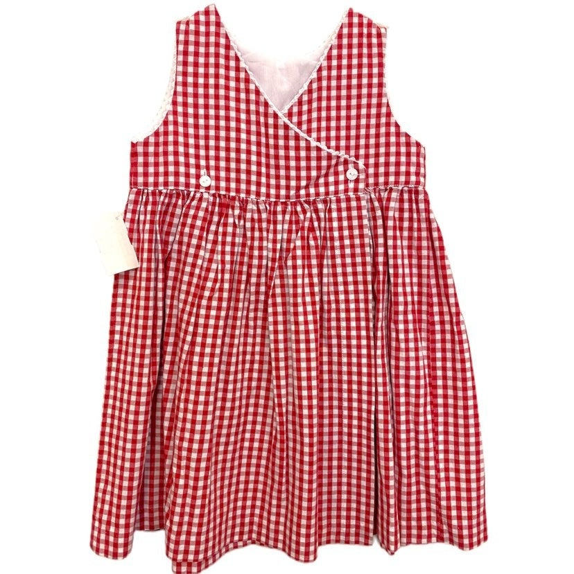 2/3 red gingham Dress