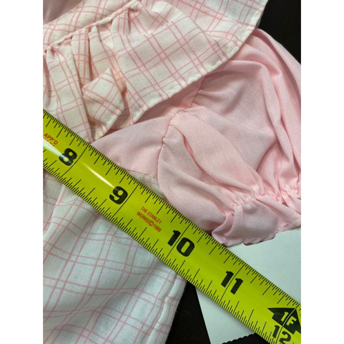Vintage pinafore baby girls dress