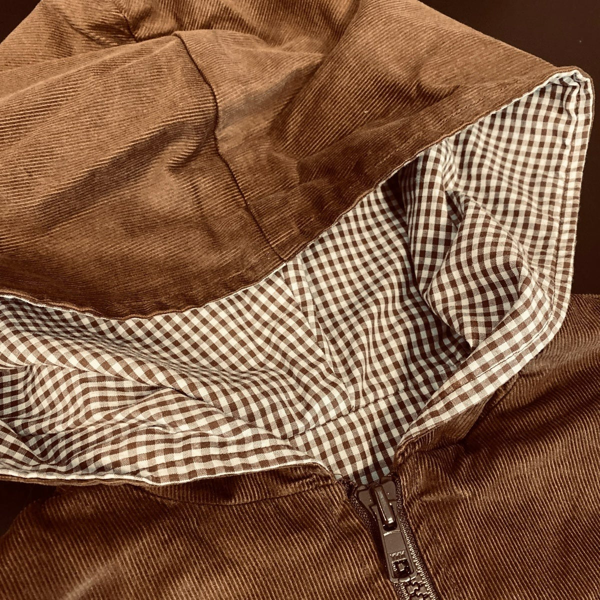 5/6 Ragsland brown hooded jacket