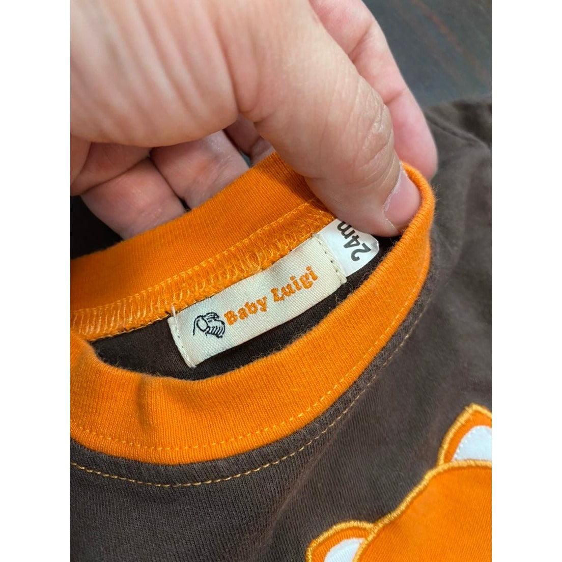 24 months Baby Luigi fox romper