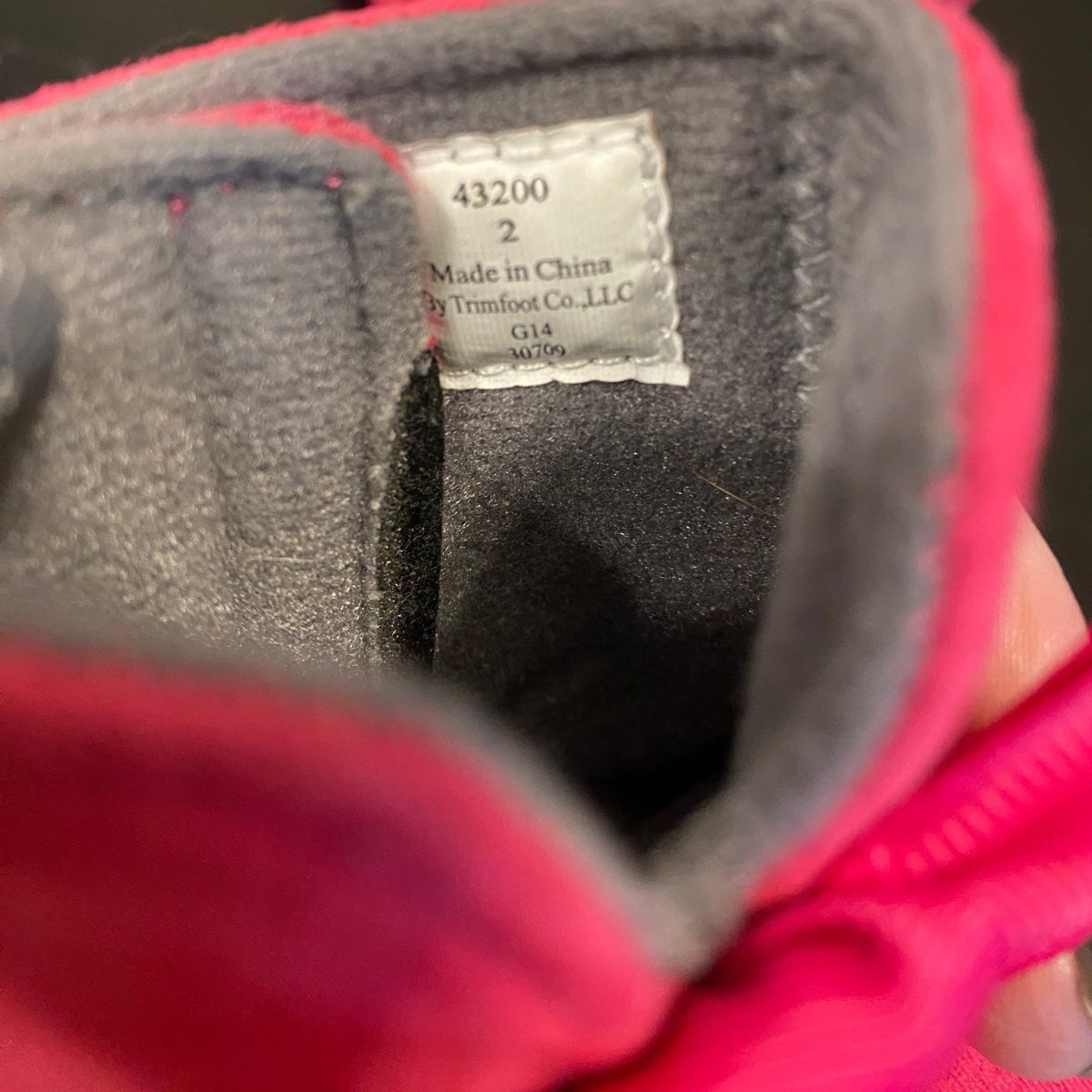 Baby girls size 2 hot pink boots