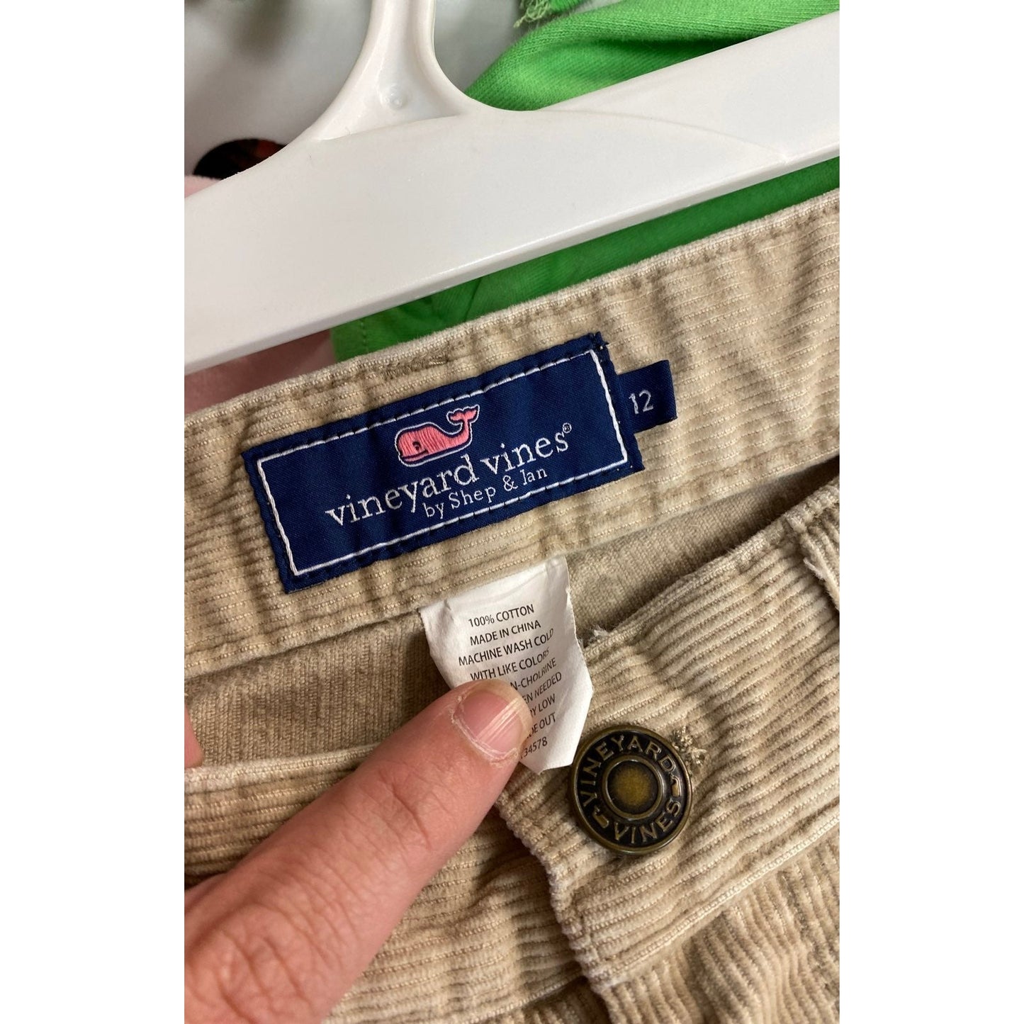 Size 12 Vineyard Vines corduroy pants