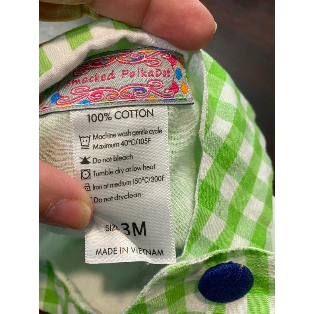 3 months smocked dino Jon Jon longall