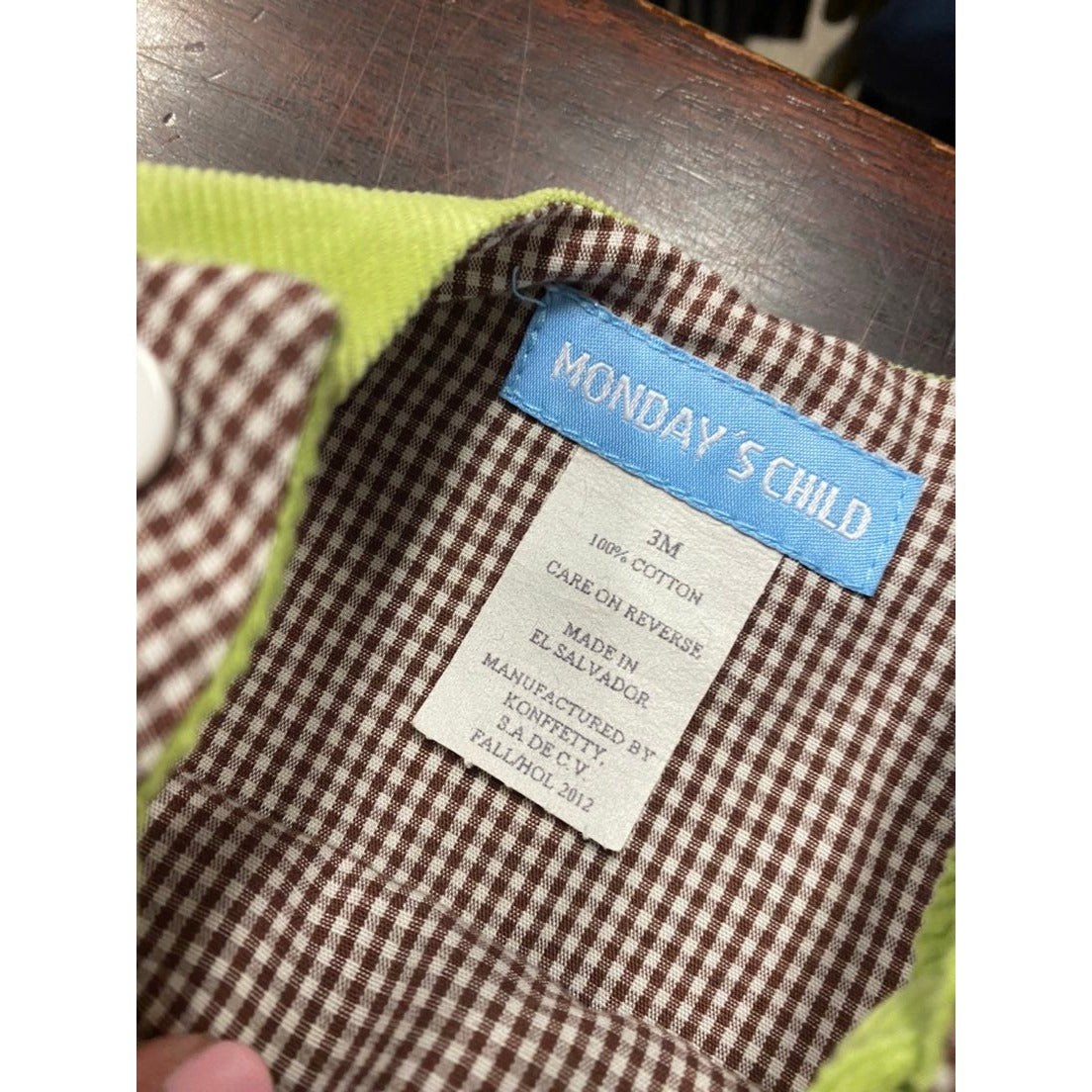 3 Months Monkey Jonjon Romper Vintage Mondays Child