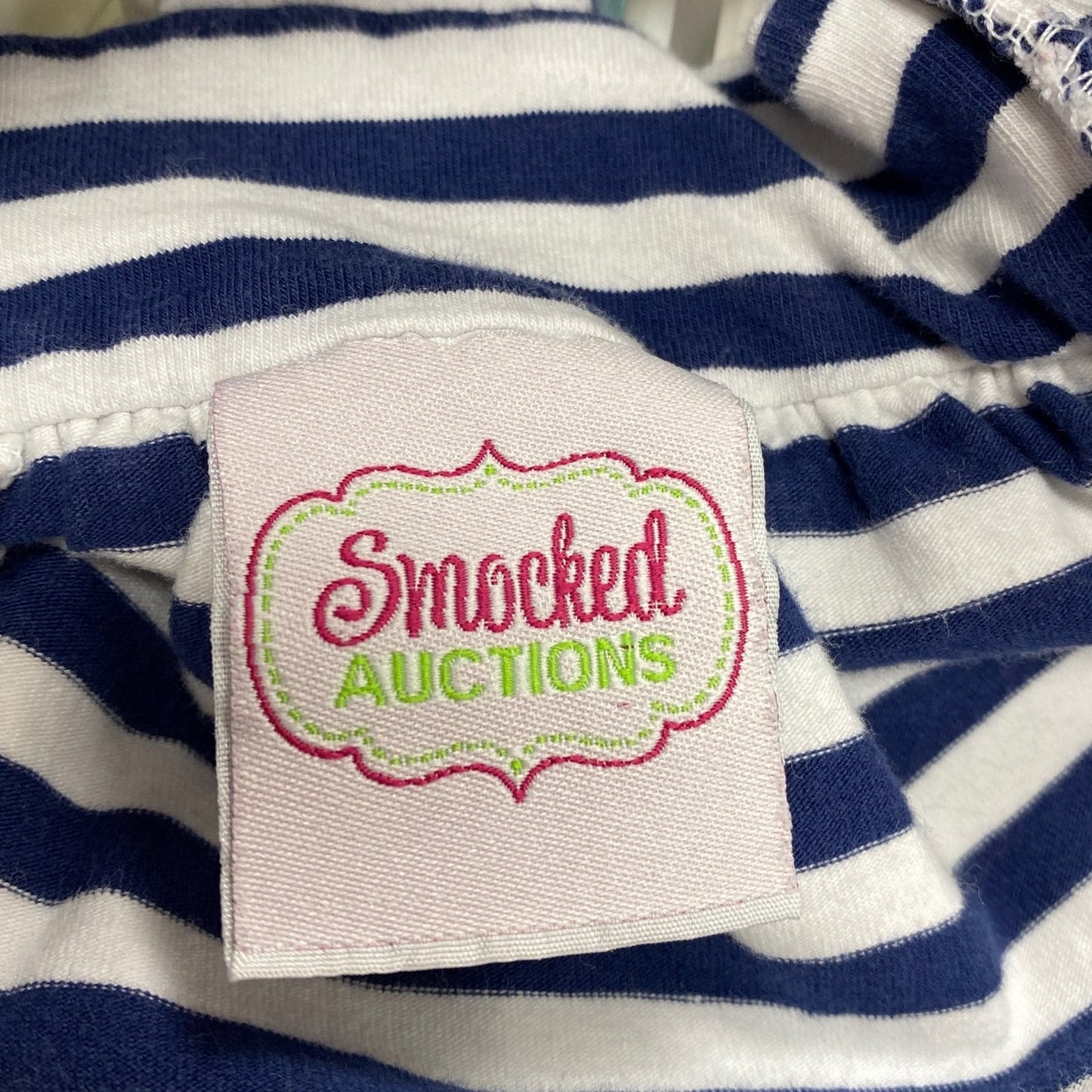 Size 4 smocked whale beach bloomer set
