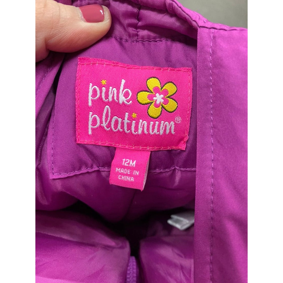 12 months purple snowbib