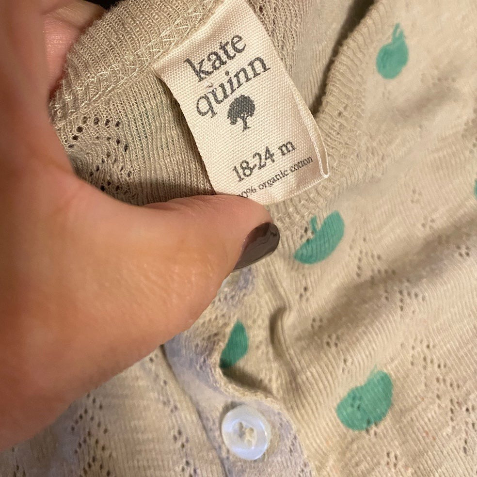 18-24 months Kate Quinn apple romper
