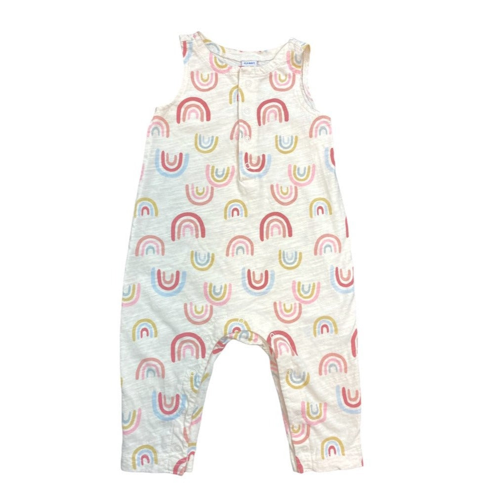 6-12 months rainbow Romper