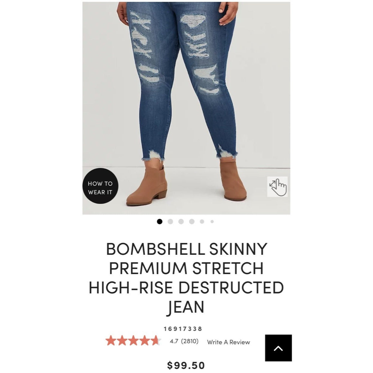 Torrid bombshell skinny jeans size 10XS