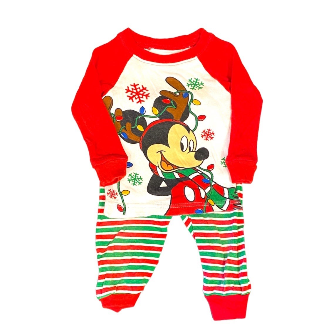 9 months Mickey Mouse Christmas pajamas SummerKids901