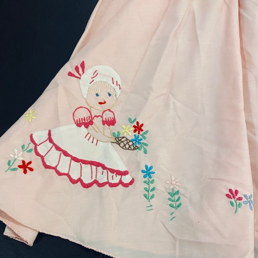 Vintage Girls embroidered Dress