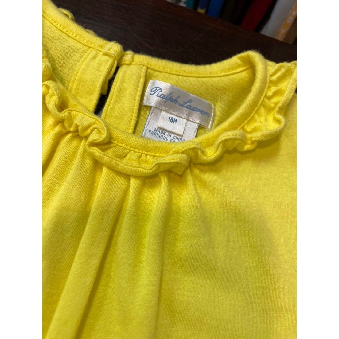 18 months Ralph Lauren yellow Top