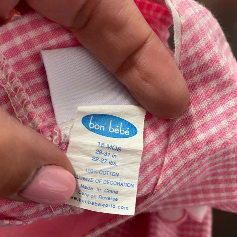 18 months vintage gingham Dress