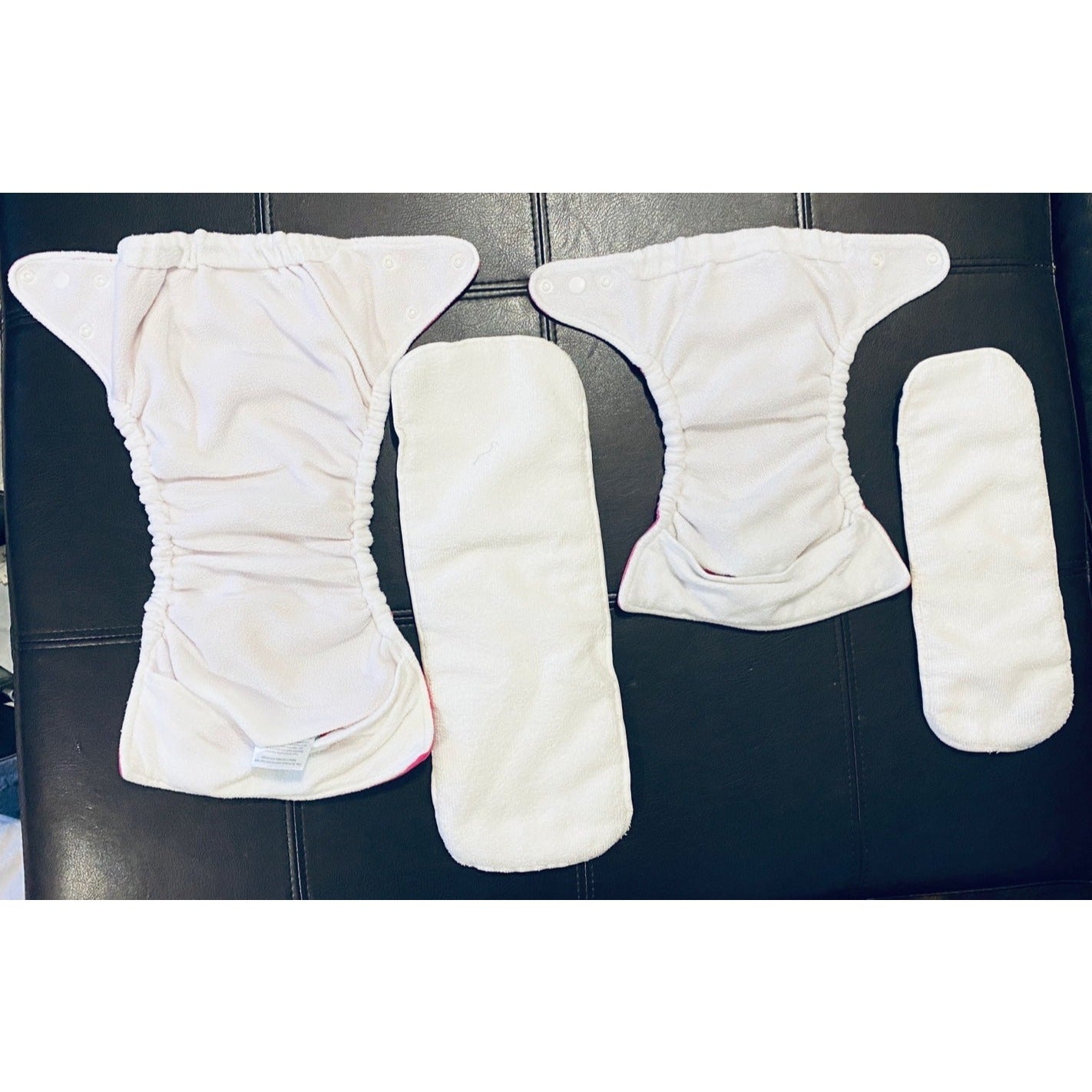 Pink Charlie Banana cloth diapers bundle