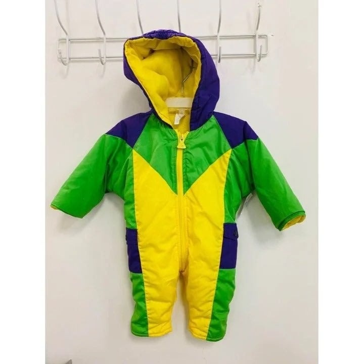 3 months vintage 80s snowsuit ski suit