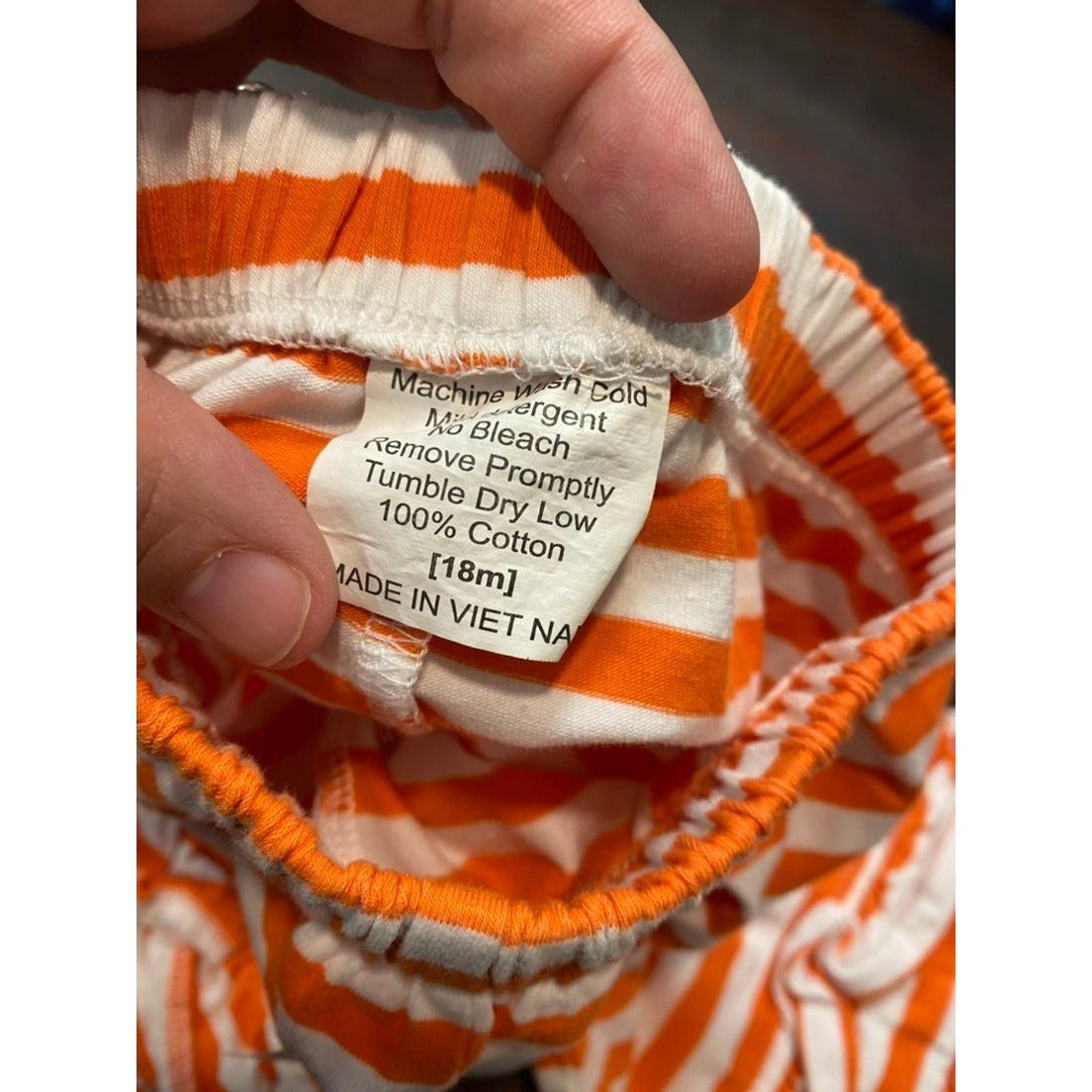 18 months orange Ruffle pants