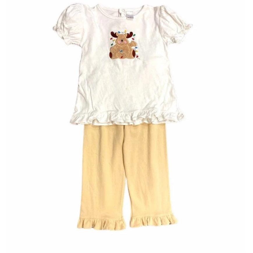 5/6 boutique Christmas ruffle outfit