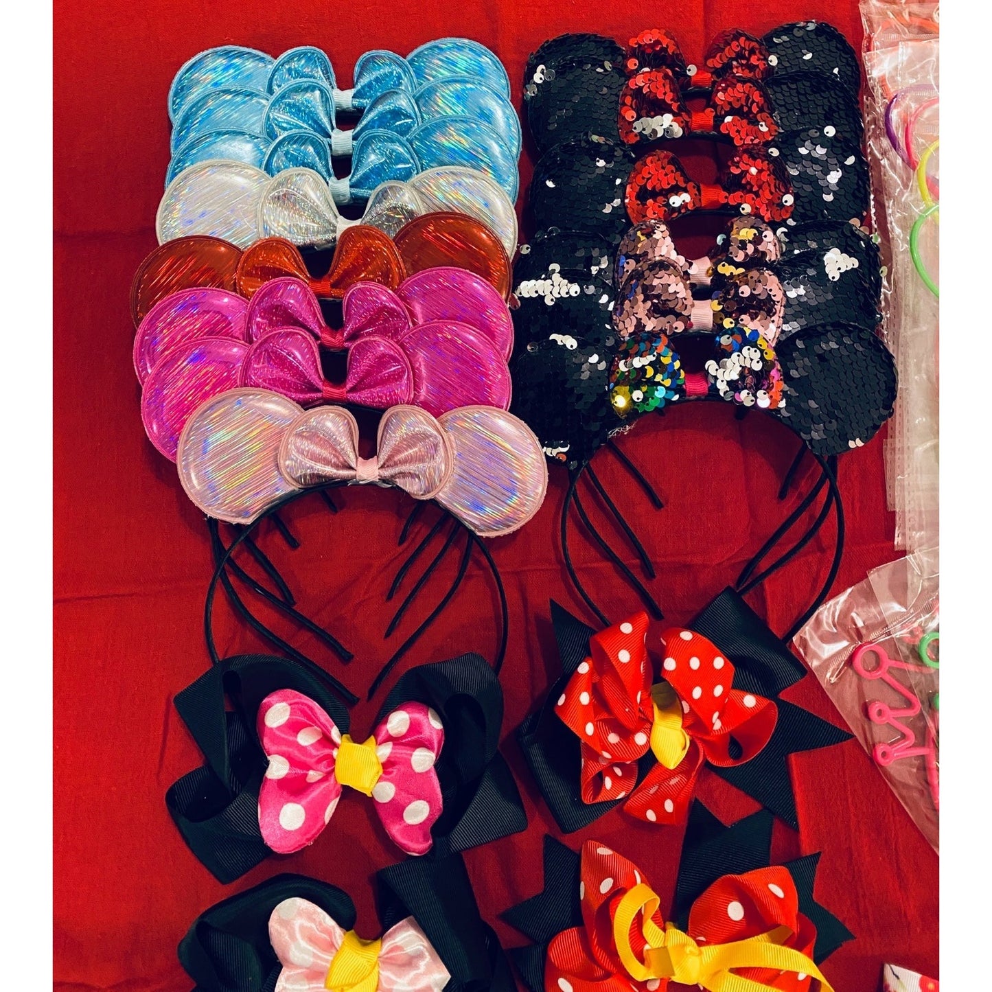 New Disney World bundle gift set of bows and headbands