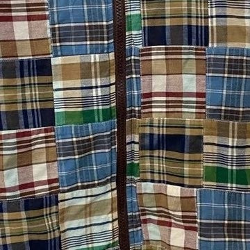 Kelly's kids 7/8 madras jacket boys