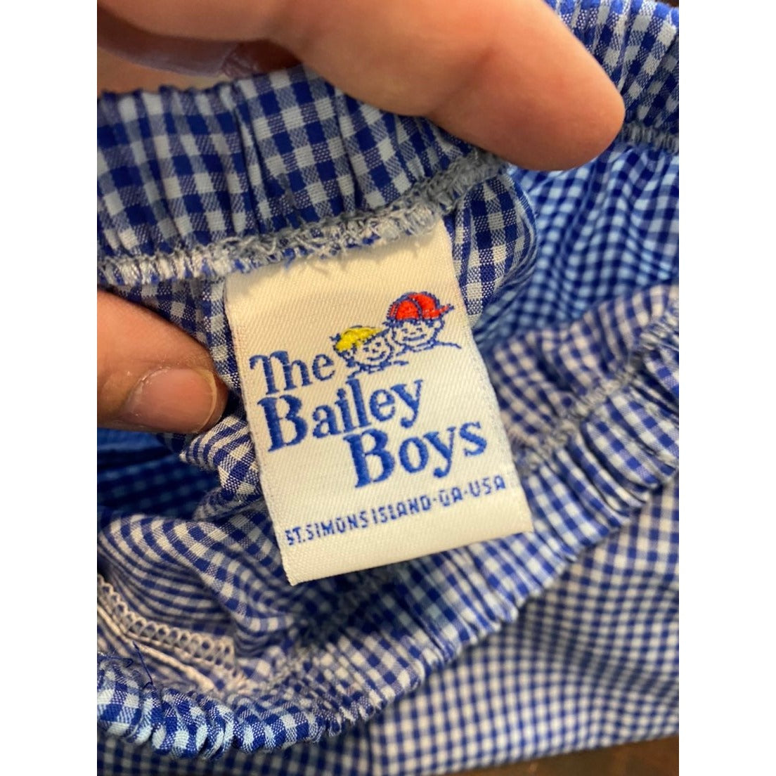 24 months blue gingham Pants