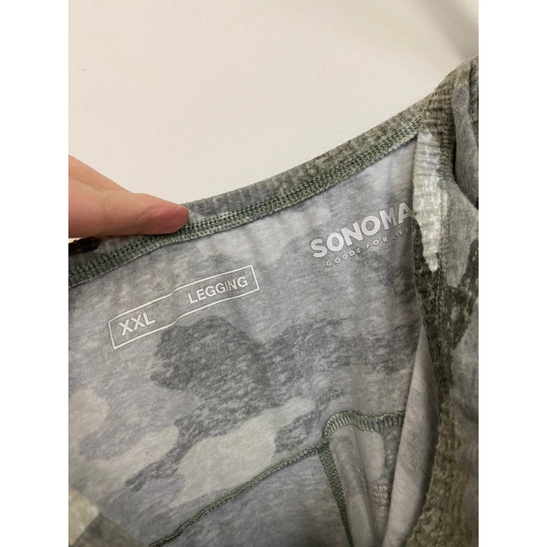 XXL camo maternity leggings