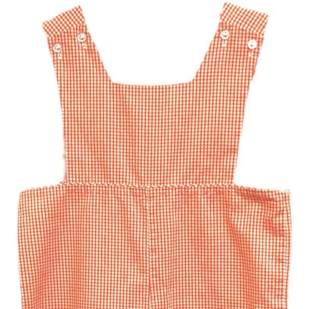 3t orange gingham longall jonjon
