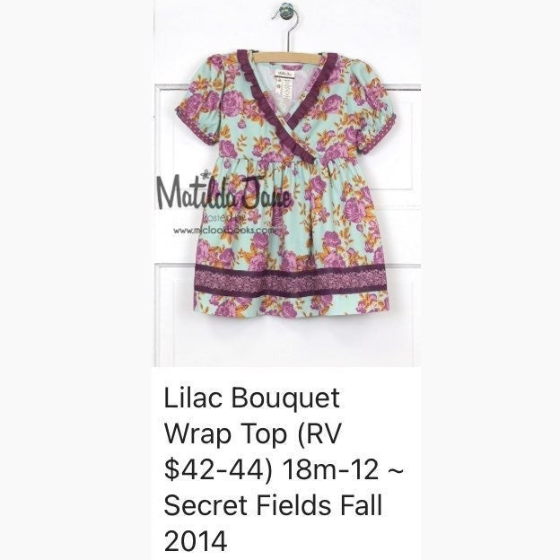 Size 4 Matilda Jane top
