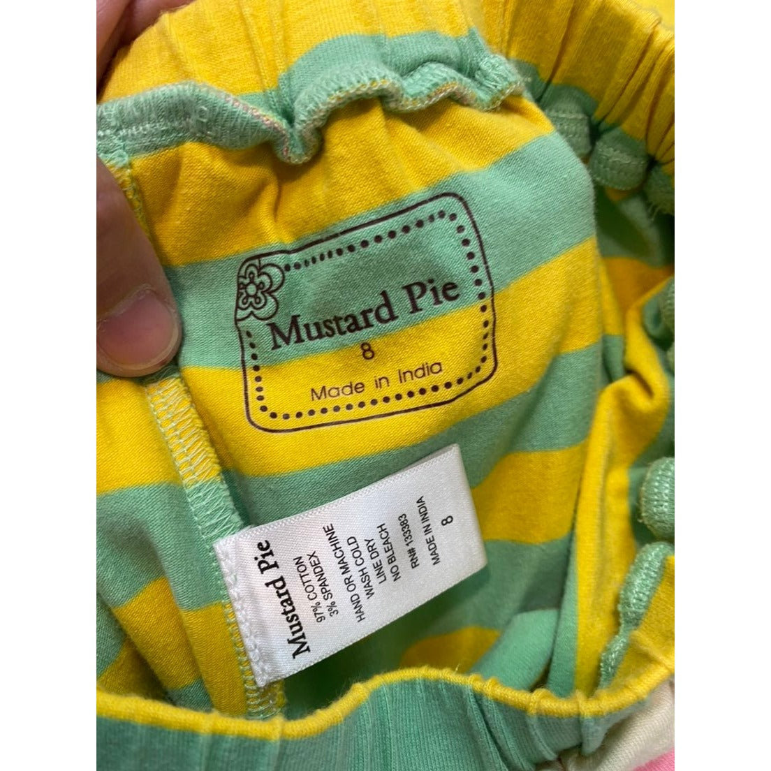 Size 8 mustard pie big ruffles