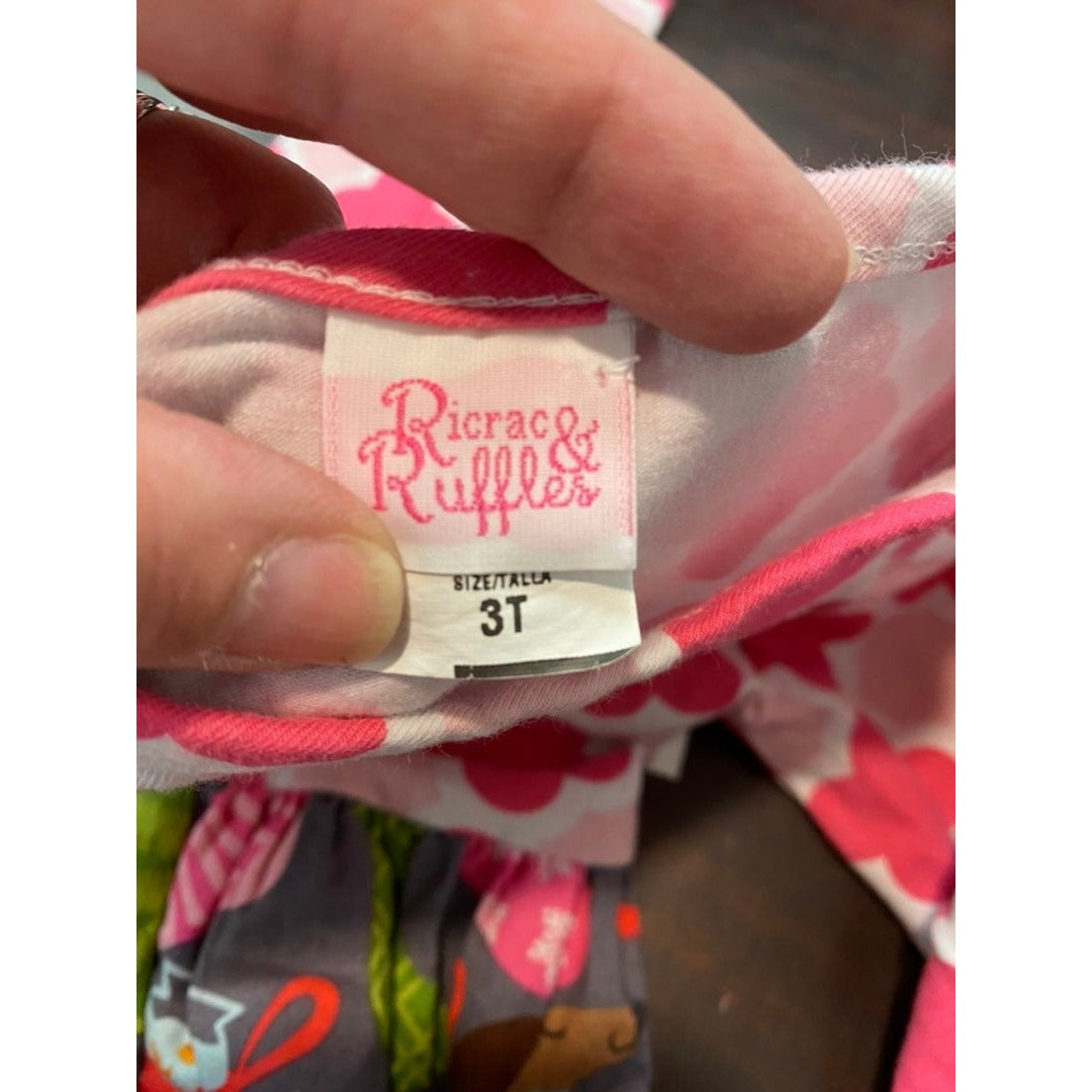 3T Ric Rac & Ruffles Christmas Dress