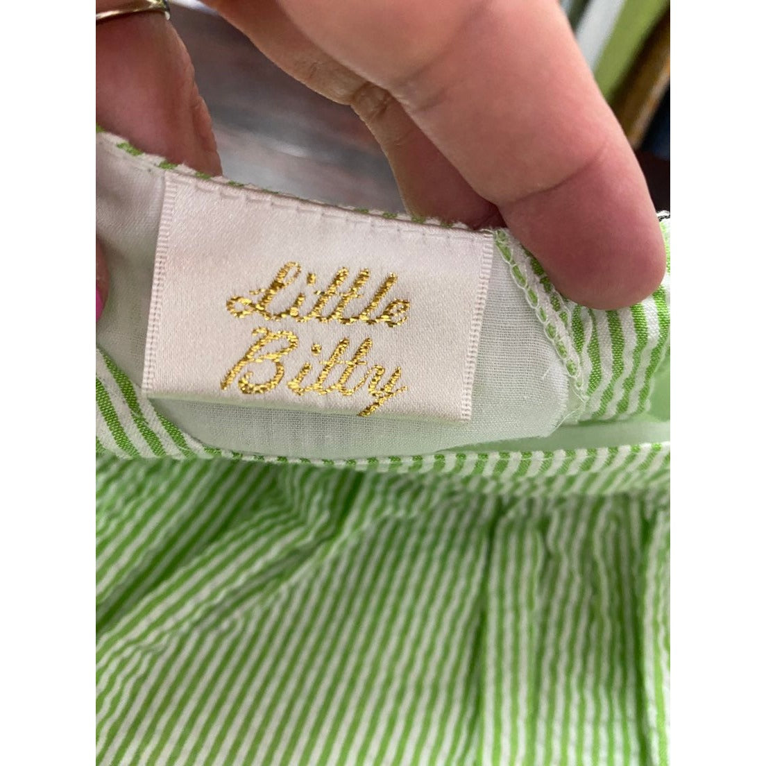 24 months vintage seersucker dress