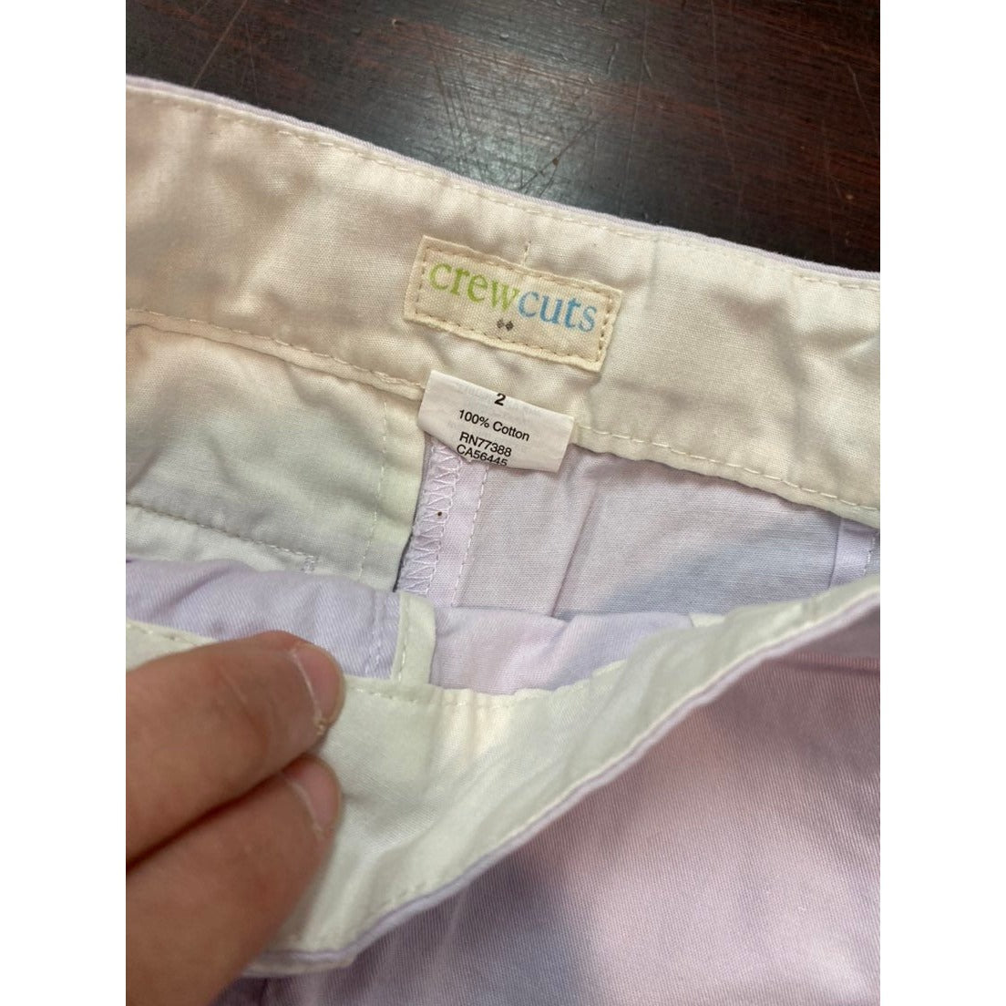 Size 2 purple crewcut toddler shorts