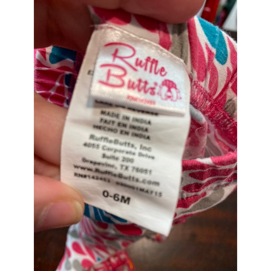 6 months boutique ruffle outfit