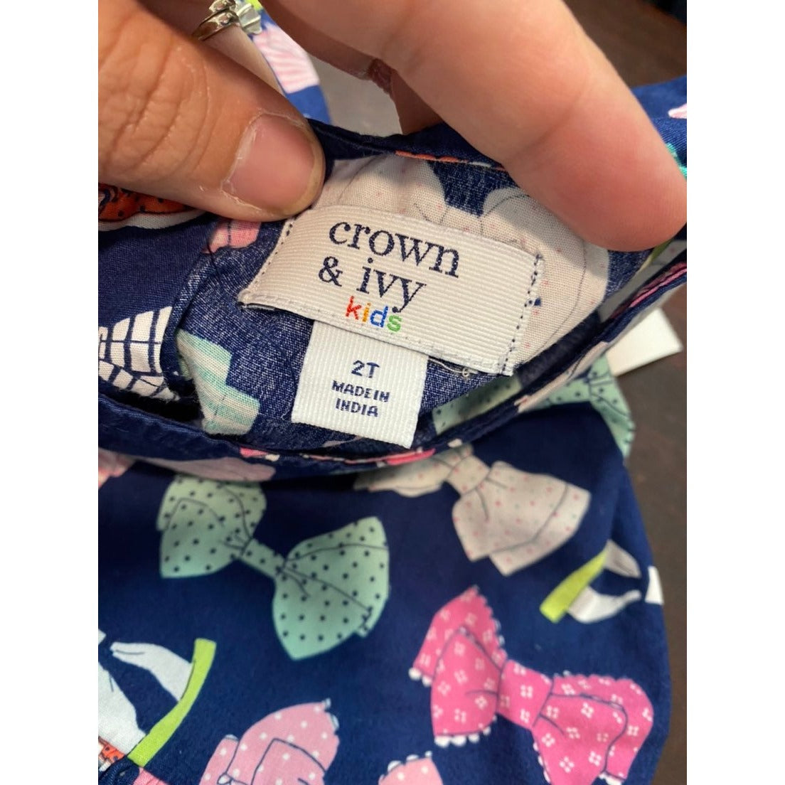 2T crown & ivy bow tie Dress
