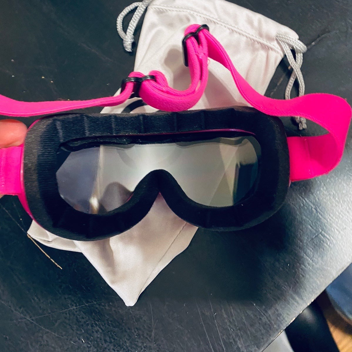 Magellan Outdoors pink snow goggles
