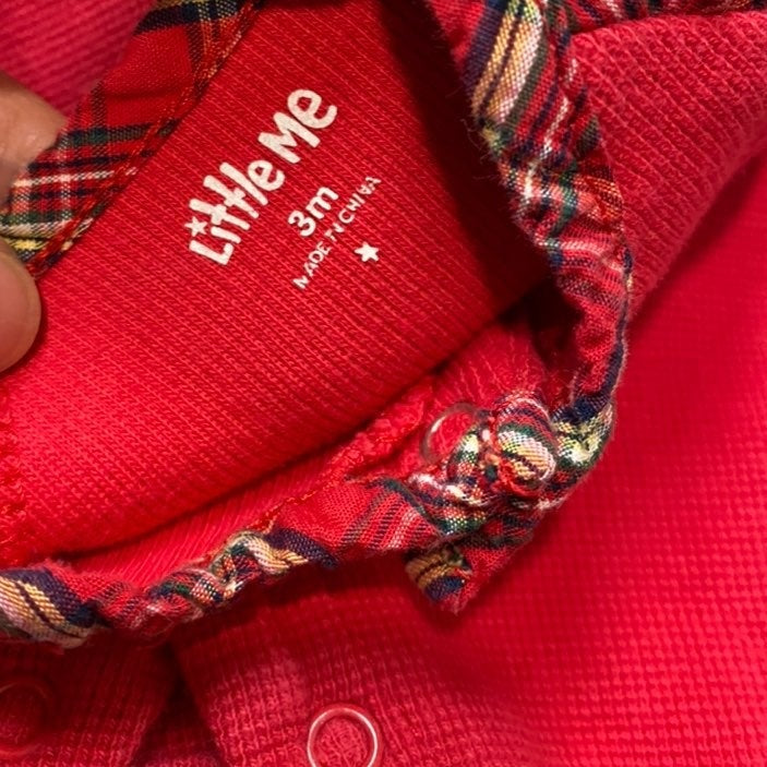 3 months My First Christmas romper