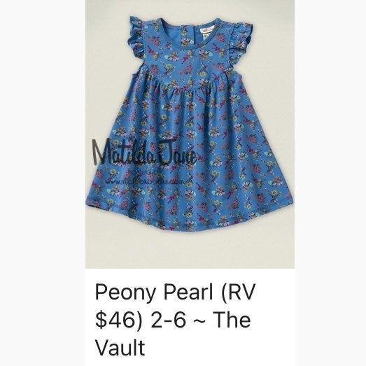 Size 2 Matilda Jane pearl dress