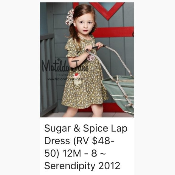 Size 2 Matilda Jane Serendipity dress