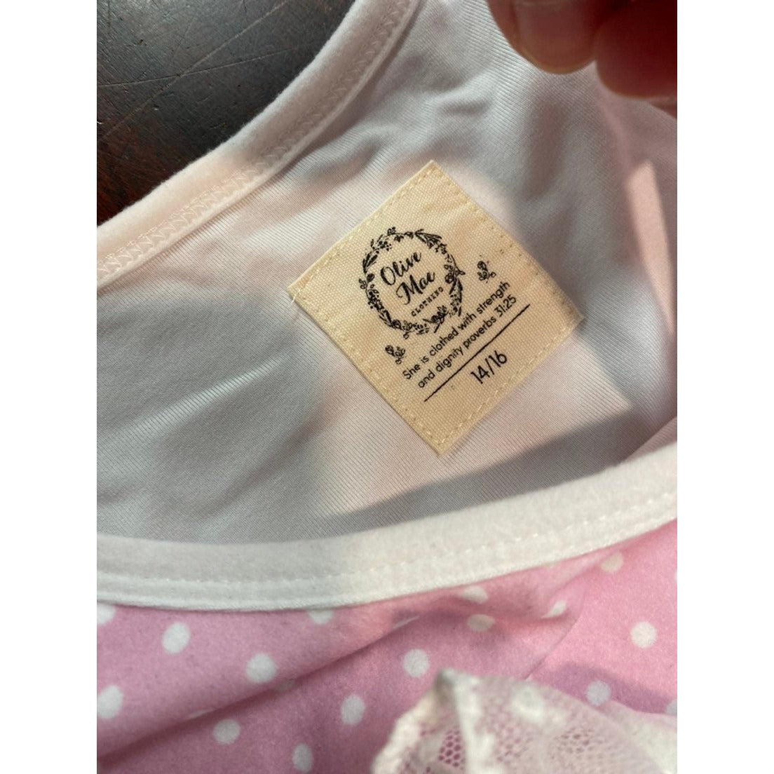 14/16 Olive Mae loungewear set